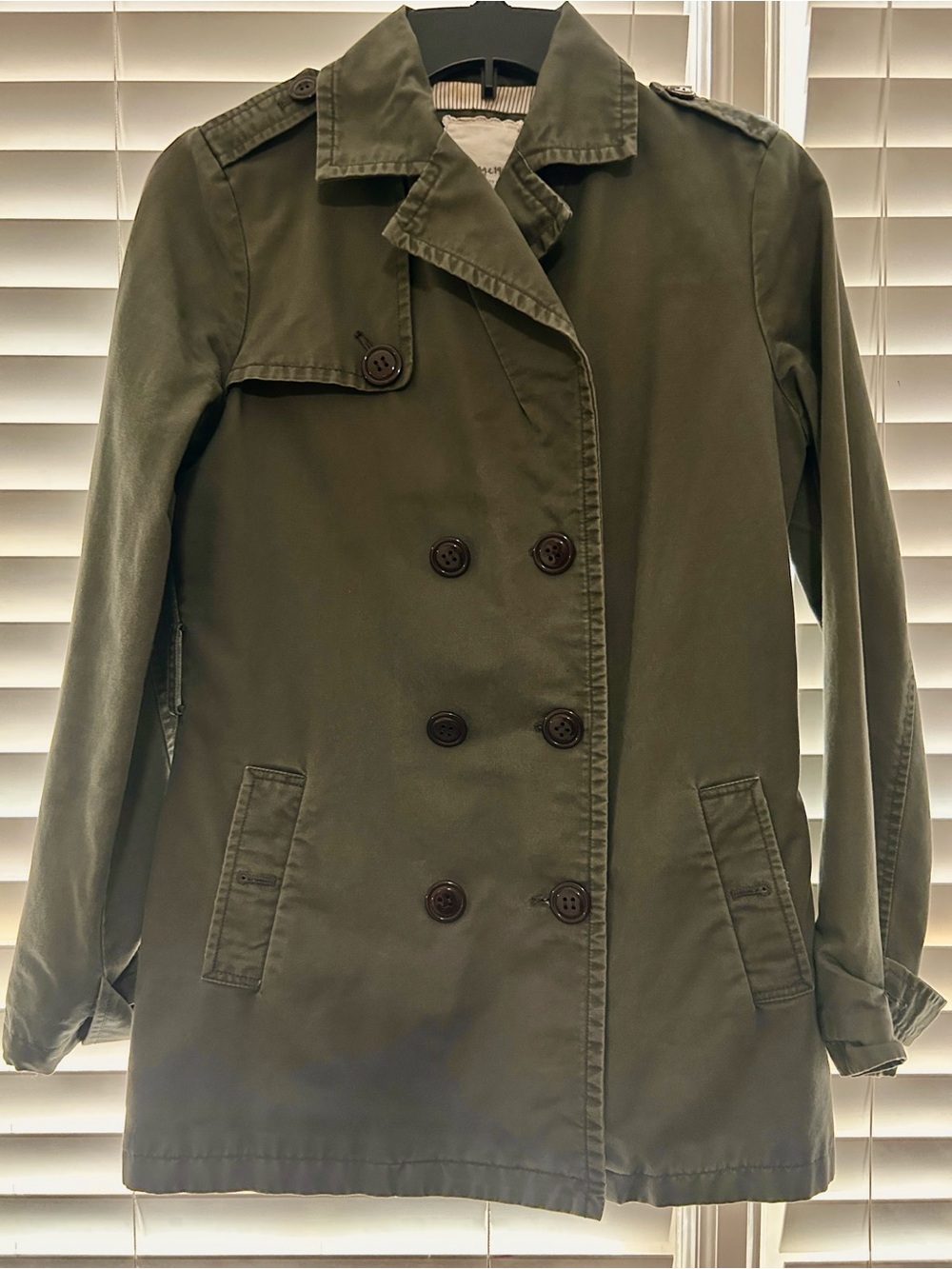 Heritage 1981 Olive Green Utility Jacket thick durable 100% cotton